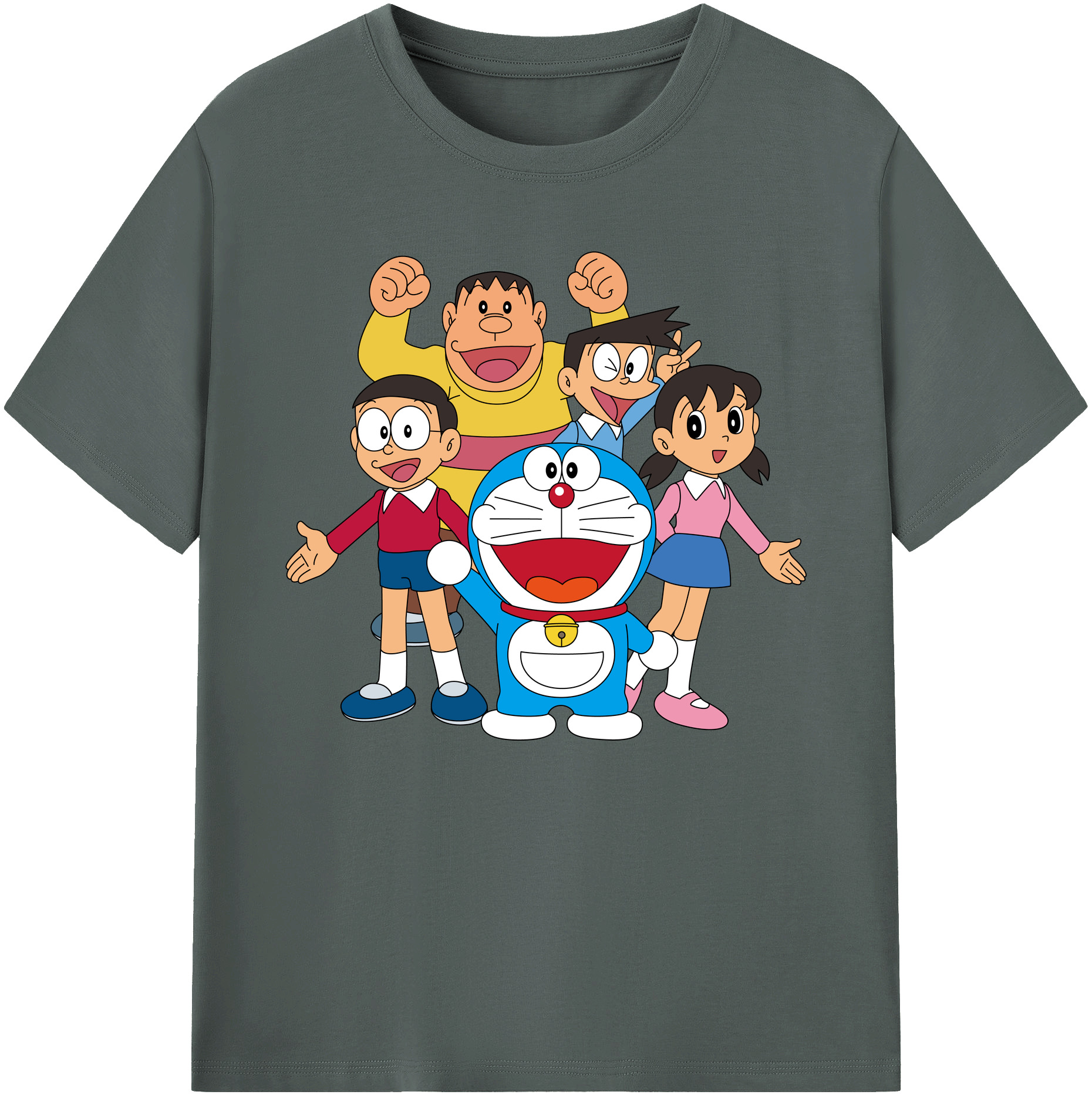（画像用） ドラえもん 骨川 スネ夫 Doraemon Honekawa Suneo 綿100％ メンズ半袖Tシャツ｜肌触りやわらか＆通気性